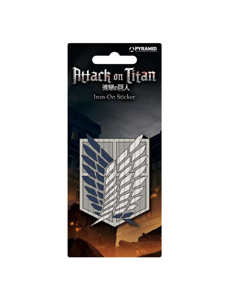 ATTACK ON TITAN S4 IRON ON STICKER Accessori Abbigliamento Pyramid International