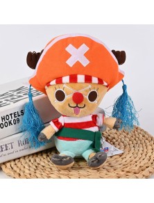 One Piece Peluche Figura Chopper X Buggy 20 Cm Sakami Merchandise