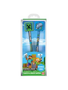 Minecraft Pencil Con Topper 2-pack Pyramid International