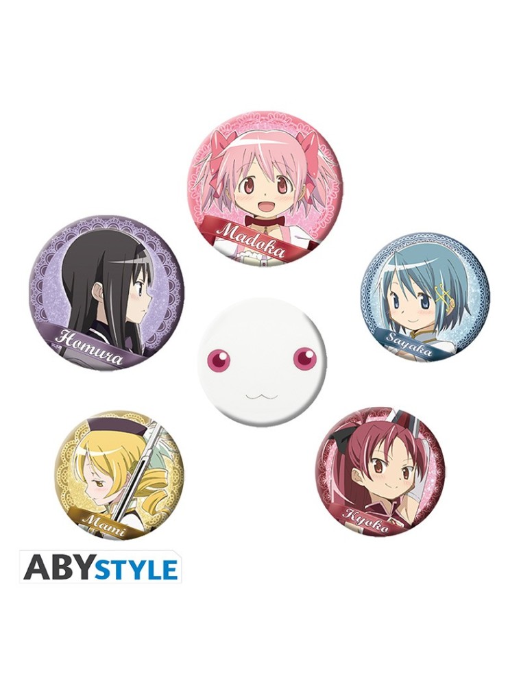 PUELLA MAGI MADOKA MAGICA - Badge Pack - Main Characters