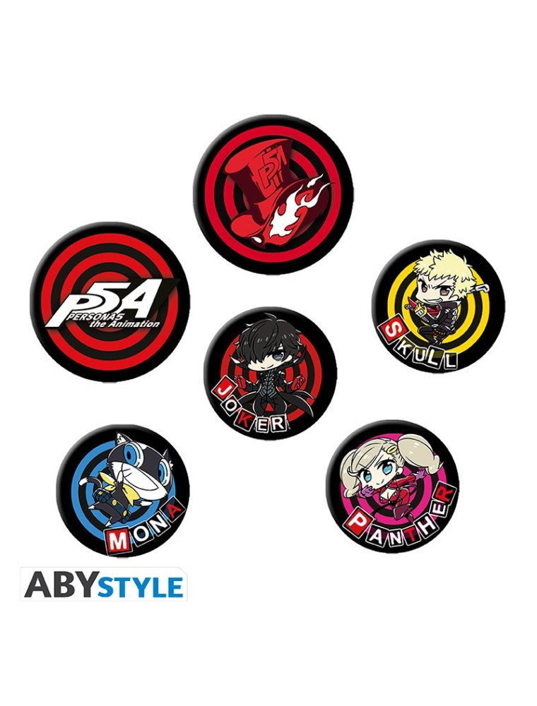 PERSONA 5 - Badge Pack - Phantom Thieves Chibi