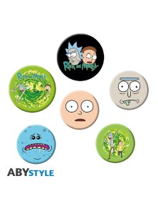 Rick E Morty - Badge Pack -...