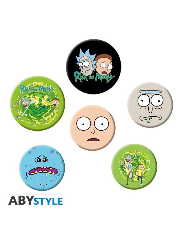 Rick E Morty - Badge Pack - Characters