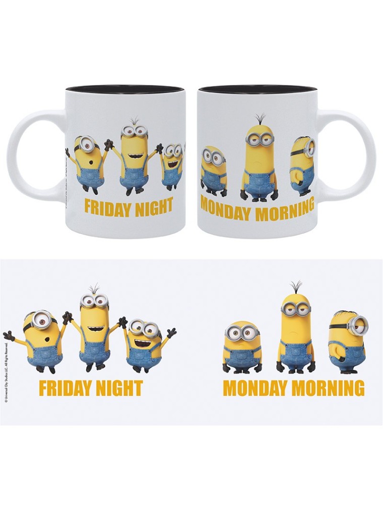 Minions - Tazza - 320ml - Friday Vs Monday - Subli -