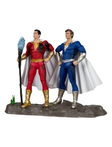 DC Multiverse Action Figures Pack Of 2 Shazam (Battle Damage) & Freddie Freeman (Gold Label) 18 Cm McFarlane Toys