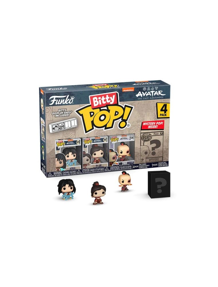 Avatar The Last Airbender Bitty Pop! Vinile Figura 4-pack Azula 2,5 Cm Funko