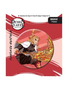 Demon Slayer: Kimetsu No Yaiba Spilla Badge Kyojuro Rengoku Popbuddies