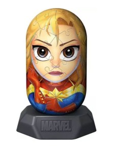 Marvel 3d Puzzle Captain Marvel Hylkies (54 Pezzi) Ravensburger