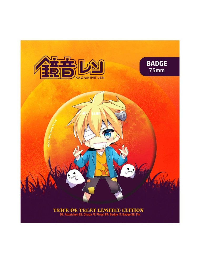 Hatsune Miku Spilla Badge Halloween Edizione Limitata Kagamine Len Popbuddies