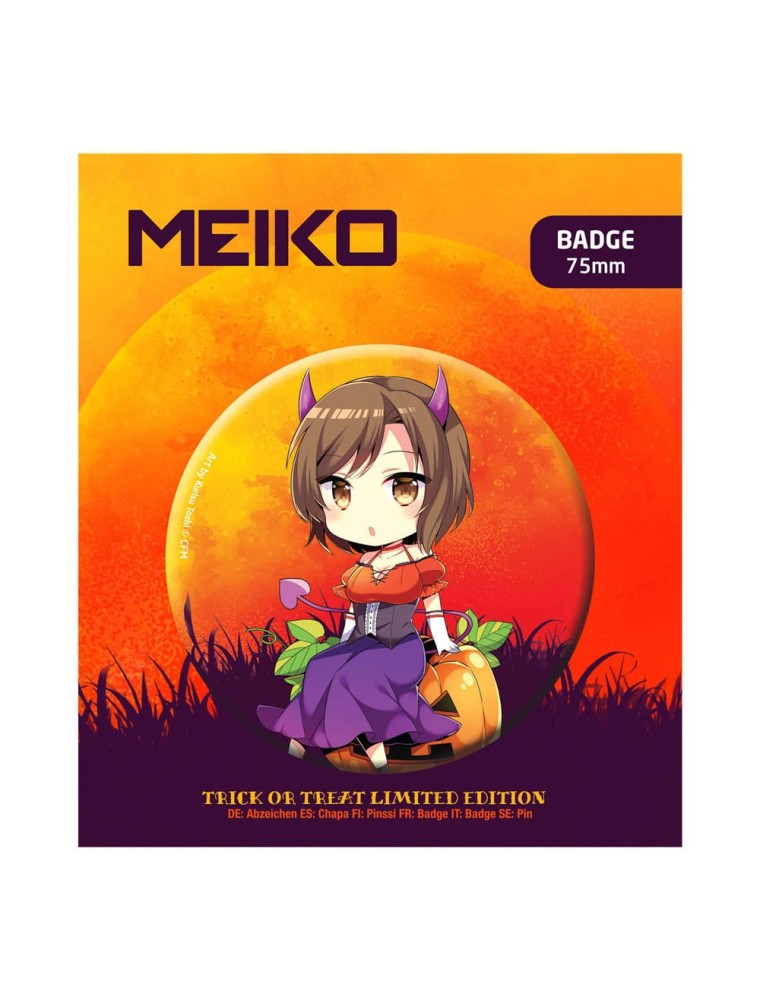 Hatsune Miku Spilla Badge Halloween Edizione Limitata Meiko Popbuddies