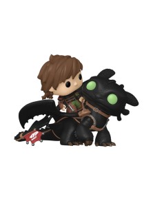 How To Train Your Dragon Pop! Rides Deluxe Vinile Hiccup W/toothless 9 Cm Funko