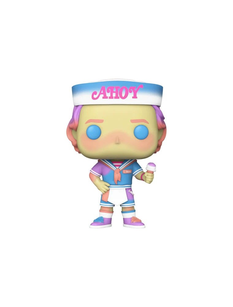 Stranger Things Pop! Tv Vinile Figura Steve(scoops Ahoy) 9 Cm Funko