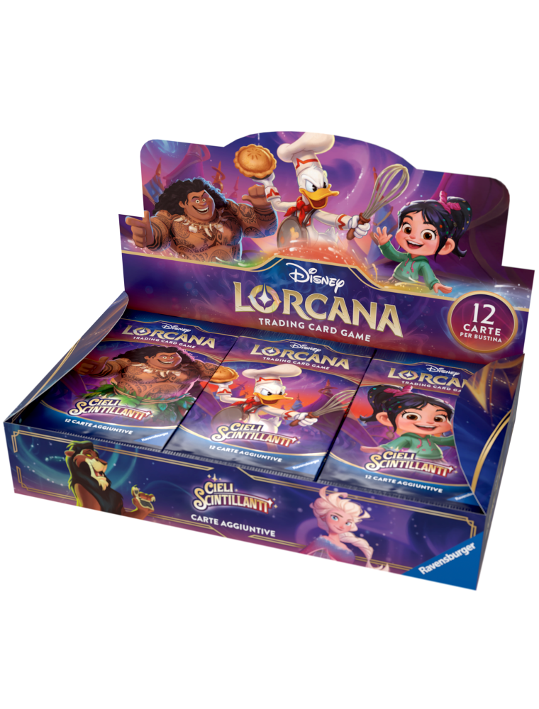 Disney Lorcana - Cieli Scintillanti Booster Box 24 Buste ITA Ravensburger