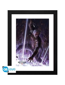 THE WITCHER - Framed print "Geralt" (30x40)