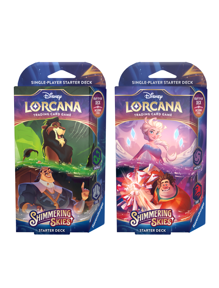 Disney Lorcana - Shimmering Skies Starter Deck Bundle ENG Ravensburger