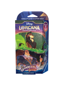 Disney Lorcana Shimmering Skies Starter Deck Emerald/Steel ENG Ravensburger