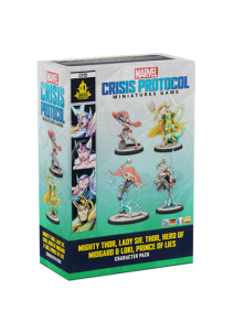 Marvel Crisis Protocol - Mighty Thor, Lady Sif, Thor,Hero of Midgard