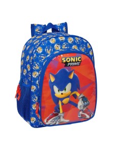 Sonic Prime Regolabile Zaino 38cm Safta