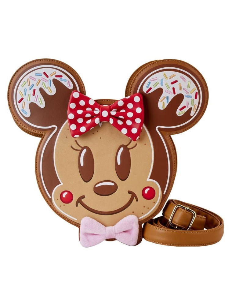 Disney By Loungefly Crossbody Mickey & Minnie Gingerbread Cookie Loungefly