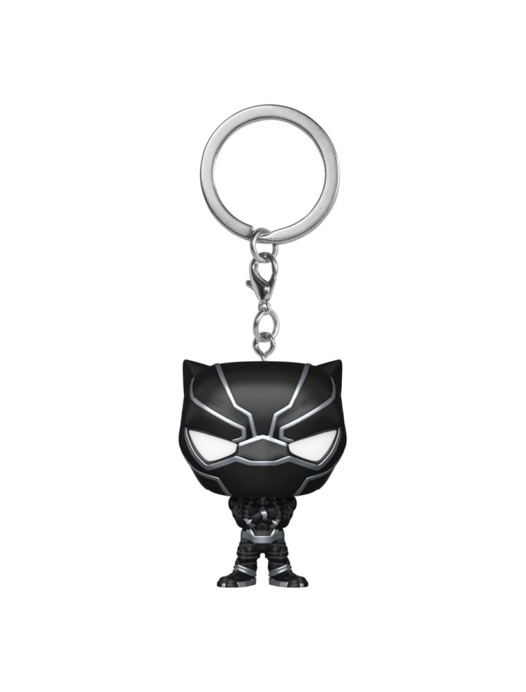 Marvel Pop! Vinile Portachiavis 4 Cm New Classics - Black Panther  Funko