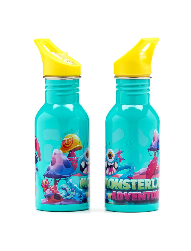 Water Revolution Monsterland Acciaio Inossidabile Bottiglia 500ml Water Revolution