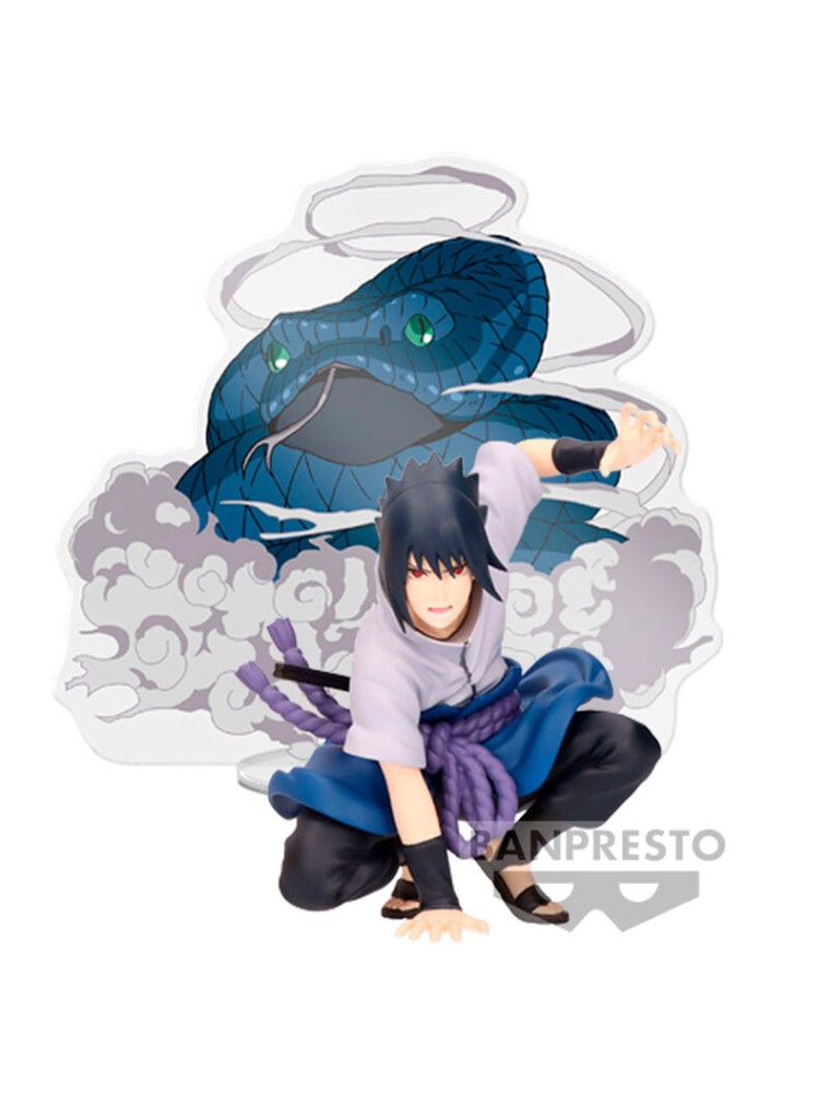 Naruto Shippuden Panel Spectacle Sasuke Uchiha Special Figura 9cm Banpresto