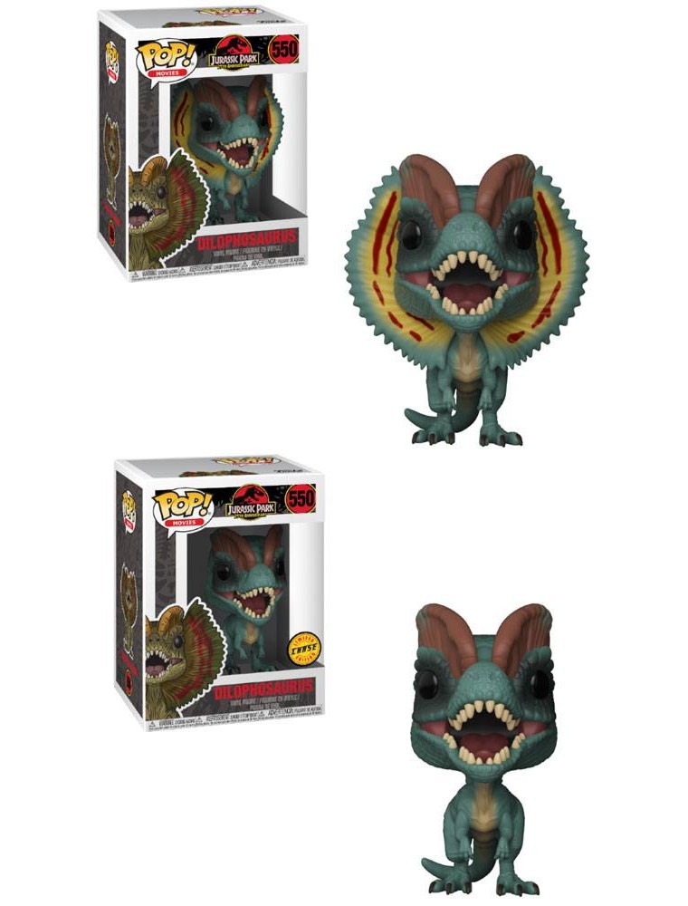 Jurassic Park Pop! Movies Vinile Figures 9 Cm Dilophosaurus  Funko