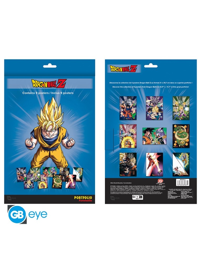 DRAGON BALL - Portfolio 9 posters DBZ/Group (21x29,7)