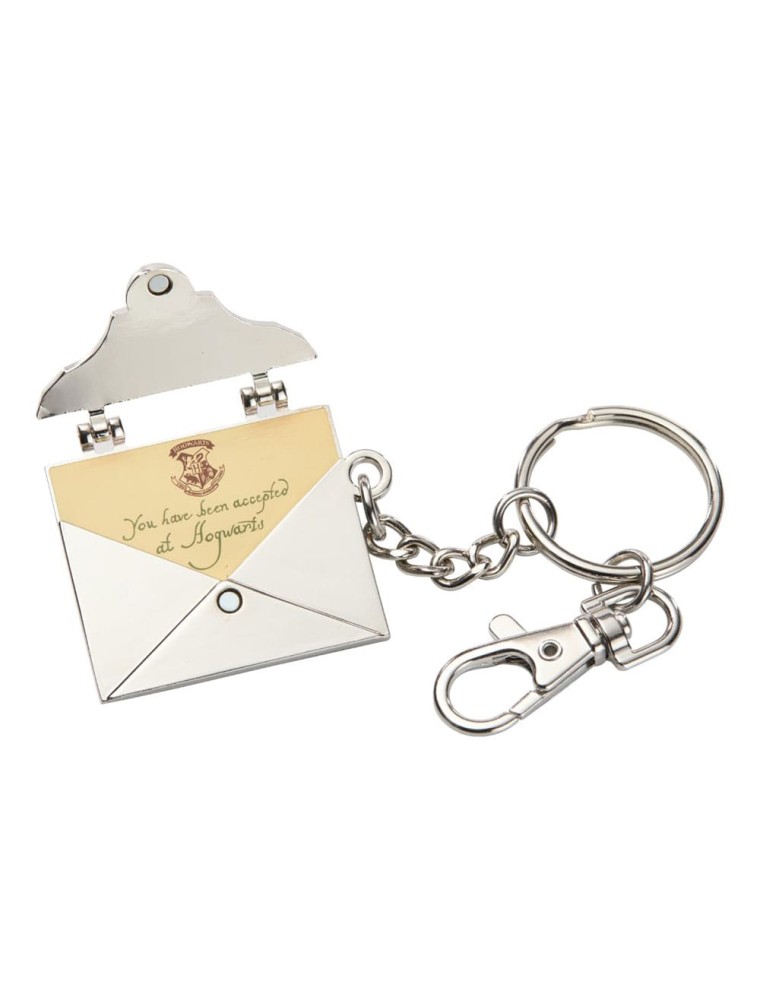 Harry Potter Metal Portachiavi Hogwarts Lettera Di Accettazione Noble Collection