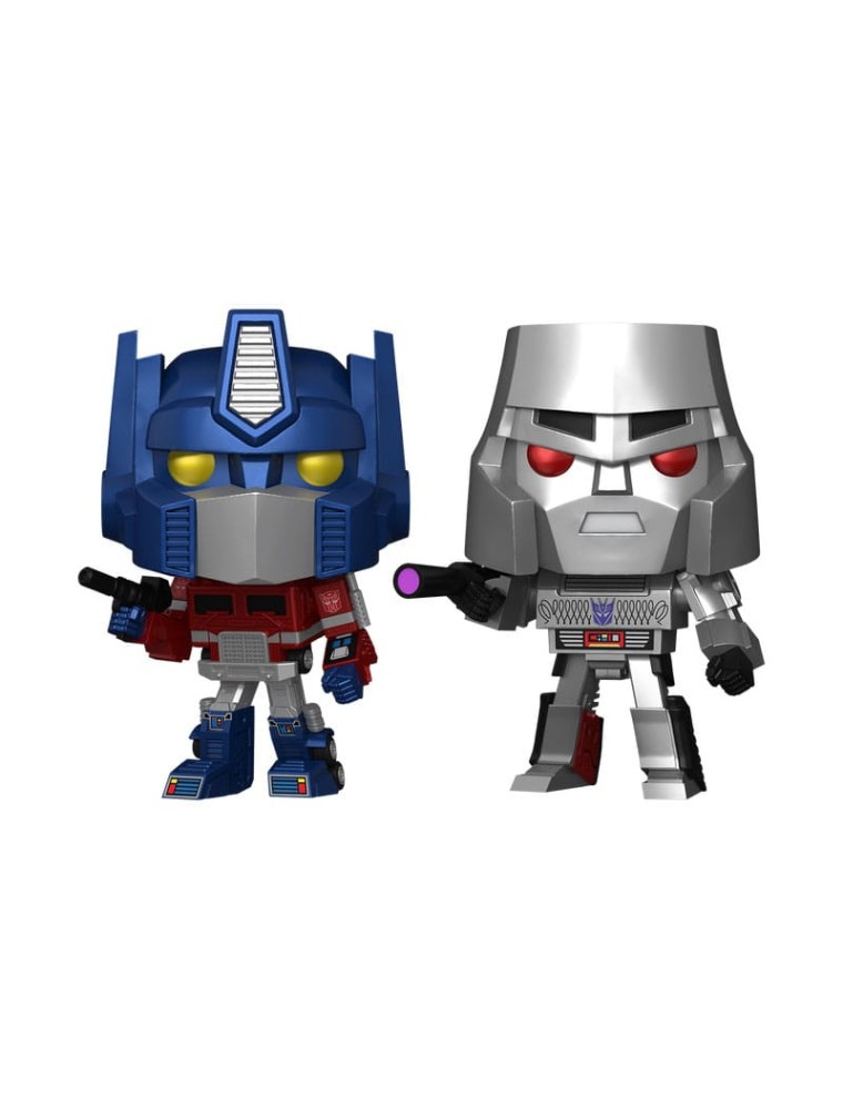 Transformers Retro Series Pop! Movies Vinile Figures 2-pack Op/mt 2pk(mt) 9 Cm Funko