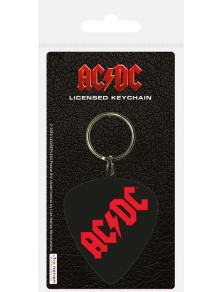 Ac/dc Plectrum Rubber Portachiavi Portachiavi Pyramid International