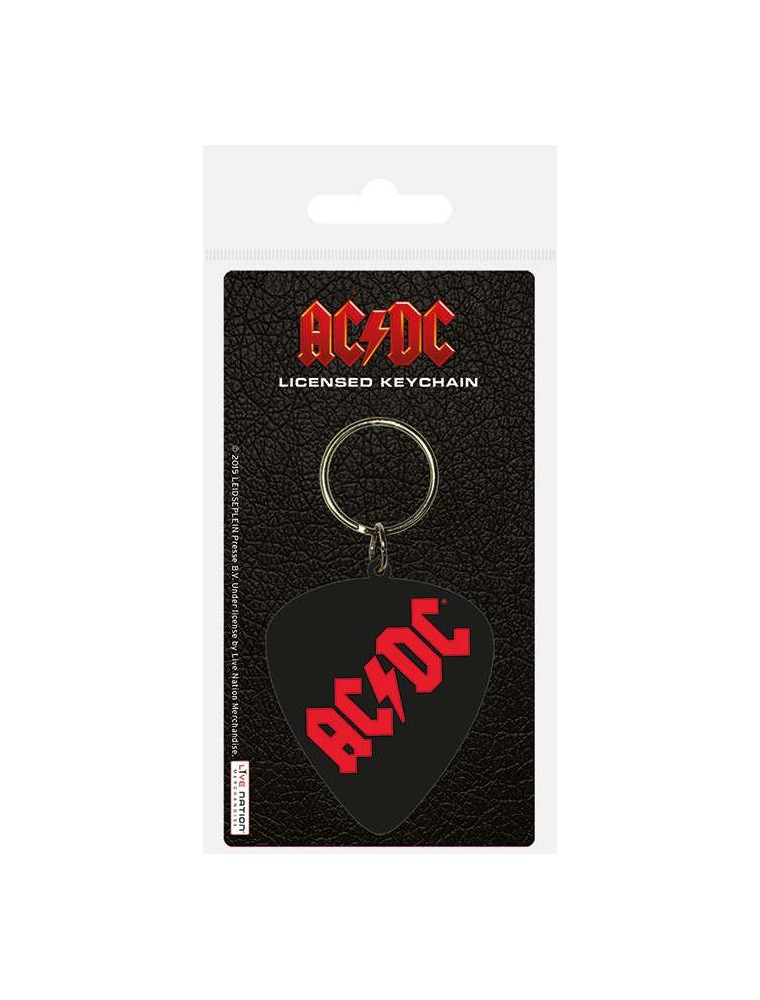 Ac/dc Plectrum Rubber Portachiavi Portachiavi Pyramid International