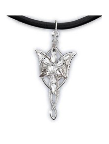 Il Signore Degli Anelli Pendant Mini Evenstar (sterling Silver) Noble Collection