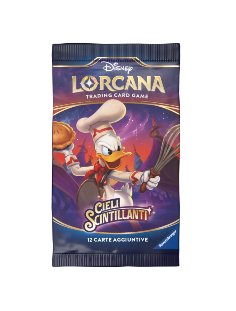 Disney Lorcana - Cieli Scintillanti Booster Pack da 12 Carte ITA Ravensburger