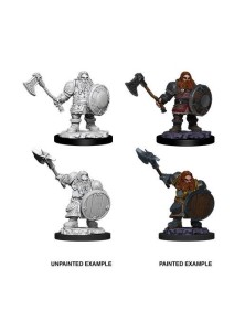 D&d Nolzur's Marvelous Miniatures Unpainted Miniatures Male Dwarf Fighter Case  Wizbambino