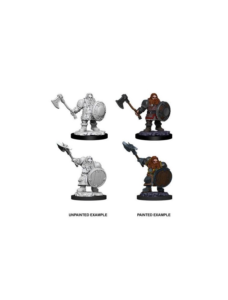 D&d Nolzur's Marvelous Miniatures Unpainted Miniatures Male Dwarf Fighter Case  Wizbambino