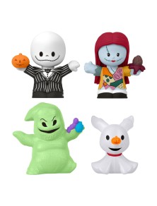 The Nightmare Before Natale Fisher-price Little People Da Collezionemini Figures 4-pack 7 Cm Mattel