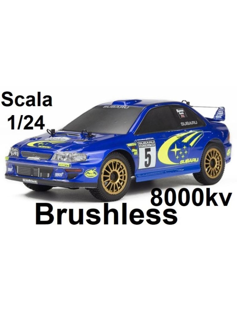 Carisma - Subaru Impreza WRC 1999 GT24 1/24 rally brushless con radio