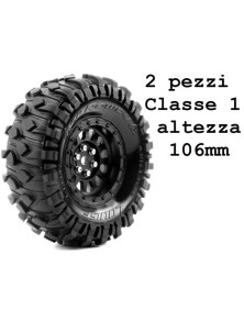 LOUISE RC - Gomme e cerchi CR-Rowdy 2pz Class 1 106mm 1/10 Scaler