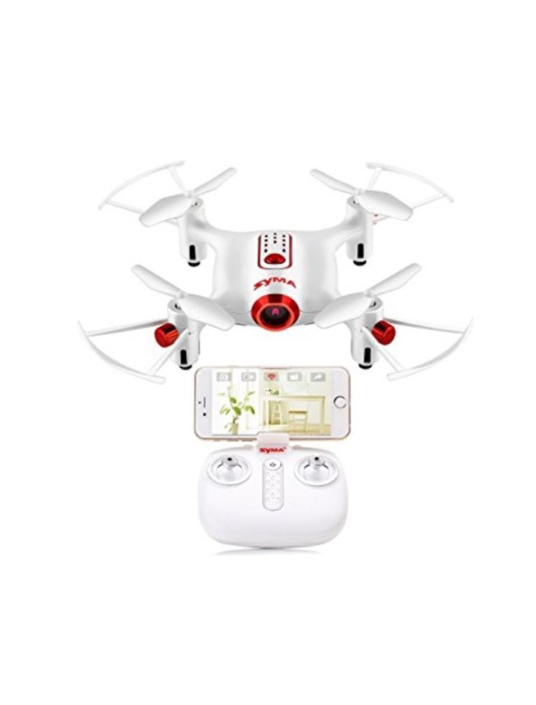 Micro drone X20W bianco wifi con diretta video e sensore barometrico