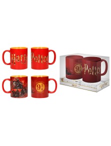 Sd Toys Harry Potter Logo Espresso Per Hogwarts Tazza Set (2) 