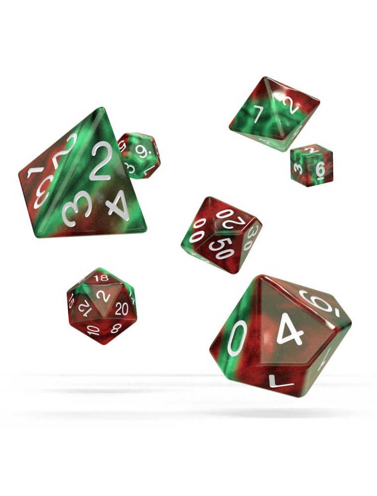 Oakie Doakie Dice RPG Set Gemidice - Bloody Jungle (7) Oakie Doakie Dice