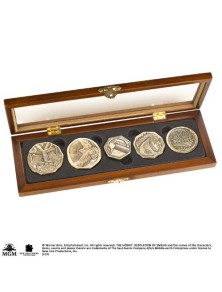 Lo Hobbit Dwarven Treasure Coin Set Noble Collection