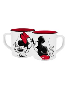 Disney Tazza Mickey Kiss Sketch Red Geda Labels