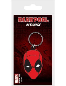 Marvel Comics Rubber Portachiavi Deadpool Face 6 Cm Pyramid International