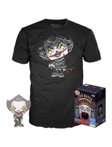 Set Figura Pop & Tee It 2 Pennywise Taglia M Esclusiva Funko