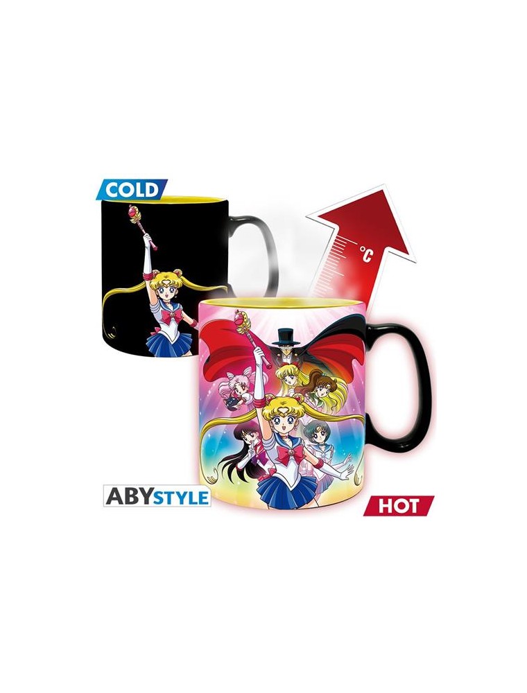 Abymug907 - Sailor Moon - Tazza Heat Change 460ml - Group Gadget