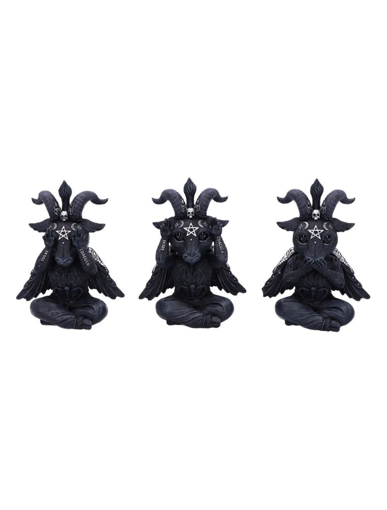 Cult Cuties Figures Three Wise Baphoboo 13 Cm Nemesis Now