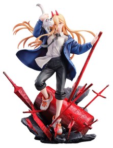 Chainsaw Man Statua 1/7 Power & Meowy 28 Cm Sega