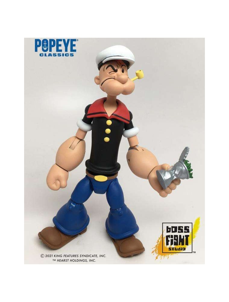 Popeye Wave 1 Popeye Af Action Figura Boss Fight Studio